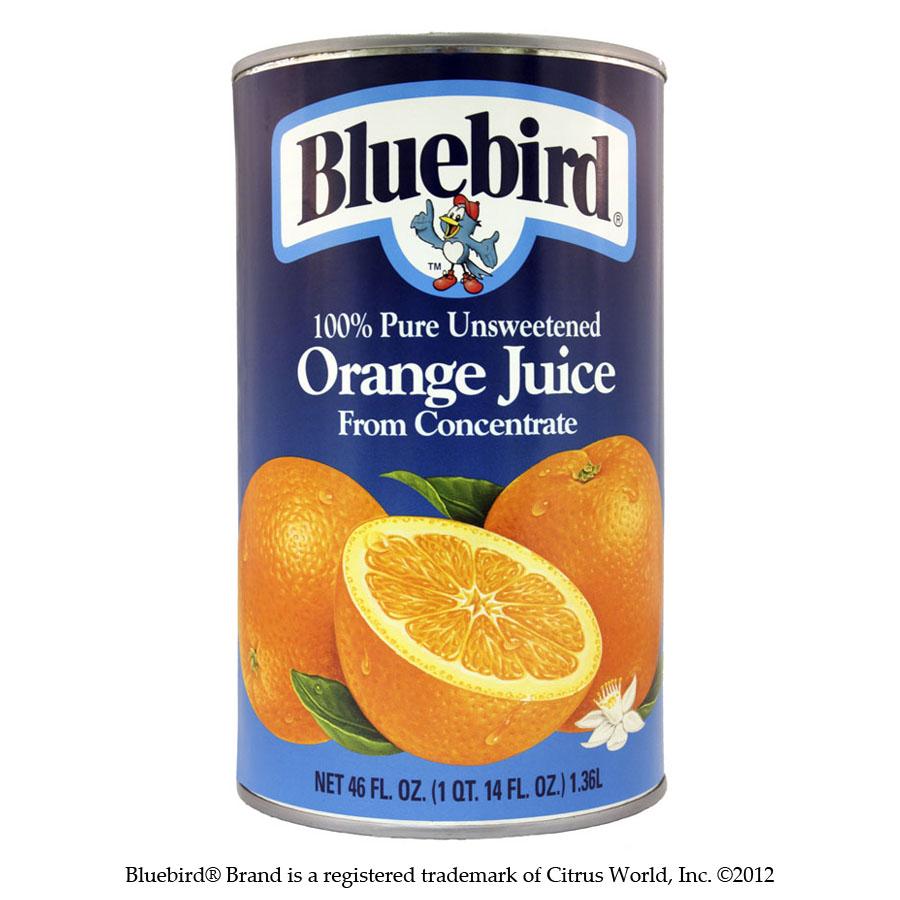aba>Bluebird Orange Juice, 1.36 liter
