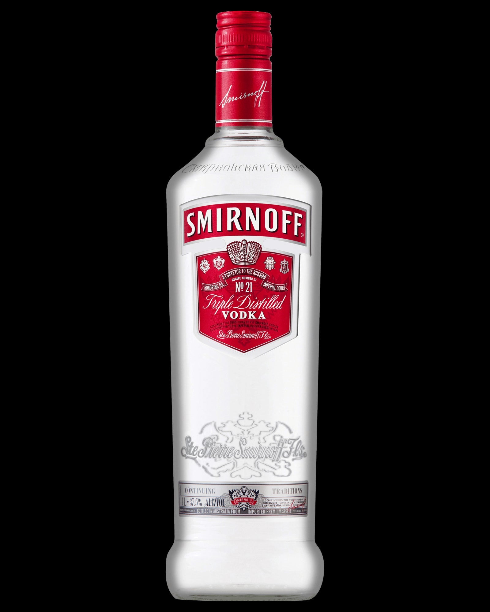 bah>Smirnoff Vodka, litre