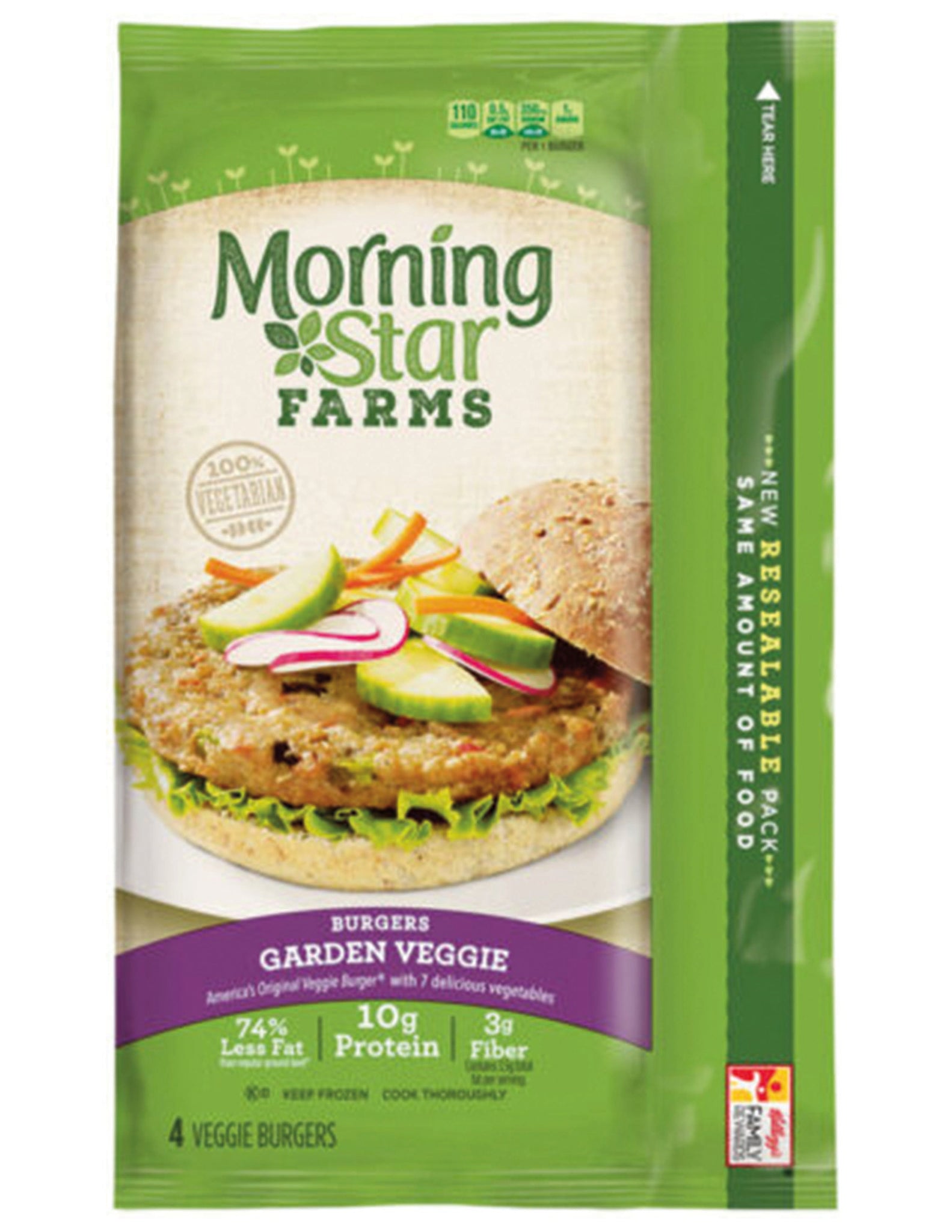 bah>Morning Star Veggie Burgers (4 pack)