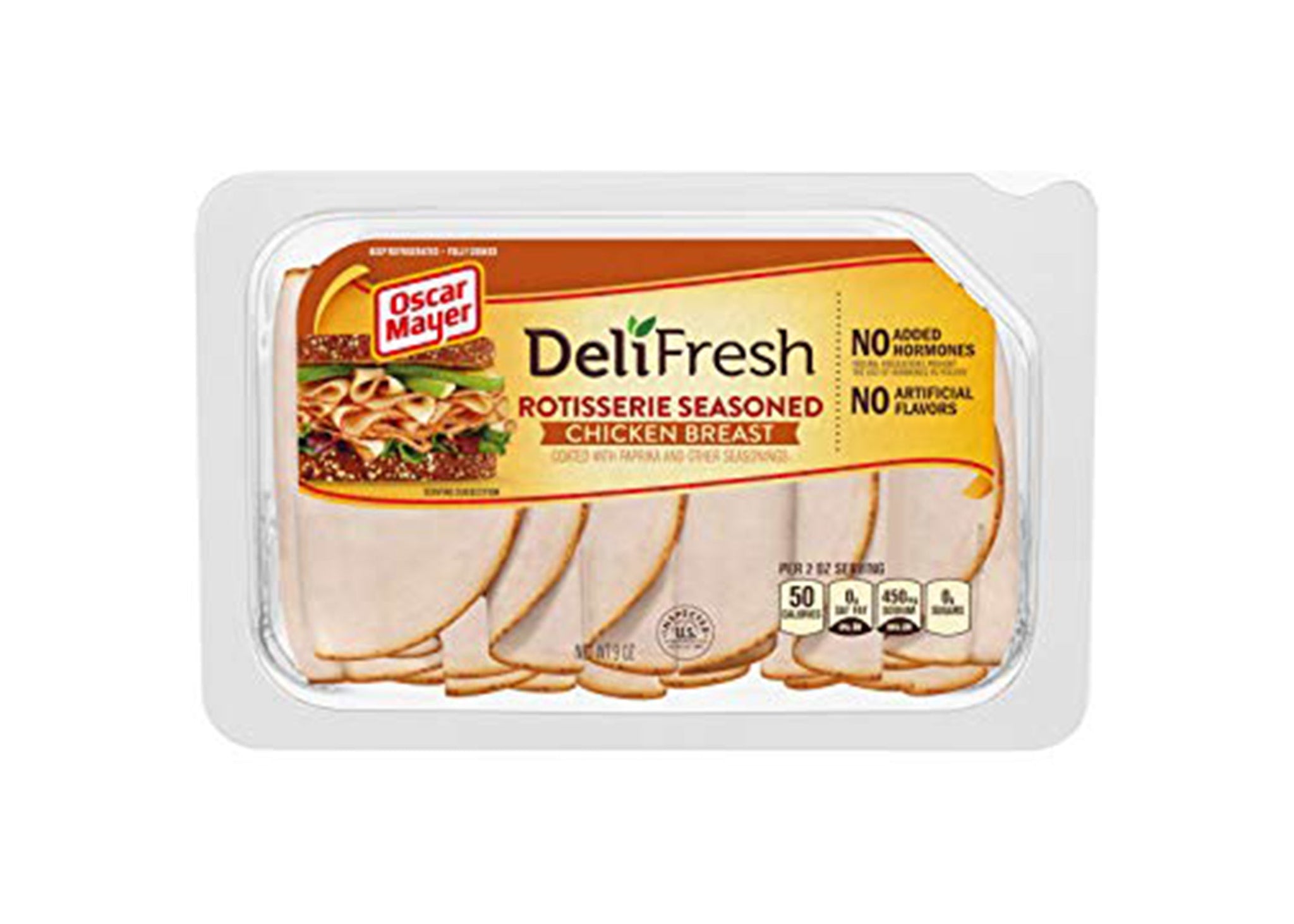 bah>Oscar Mayer Deli Shaved Chicken Breast (sliced), per lb