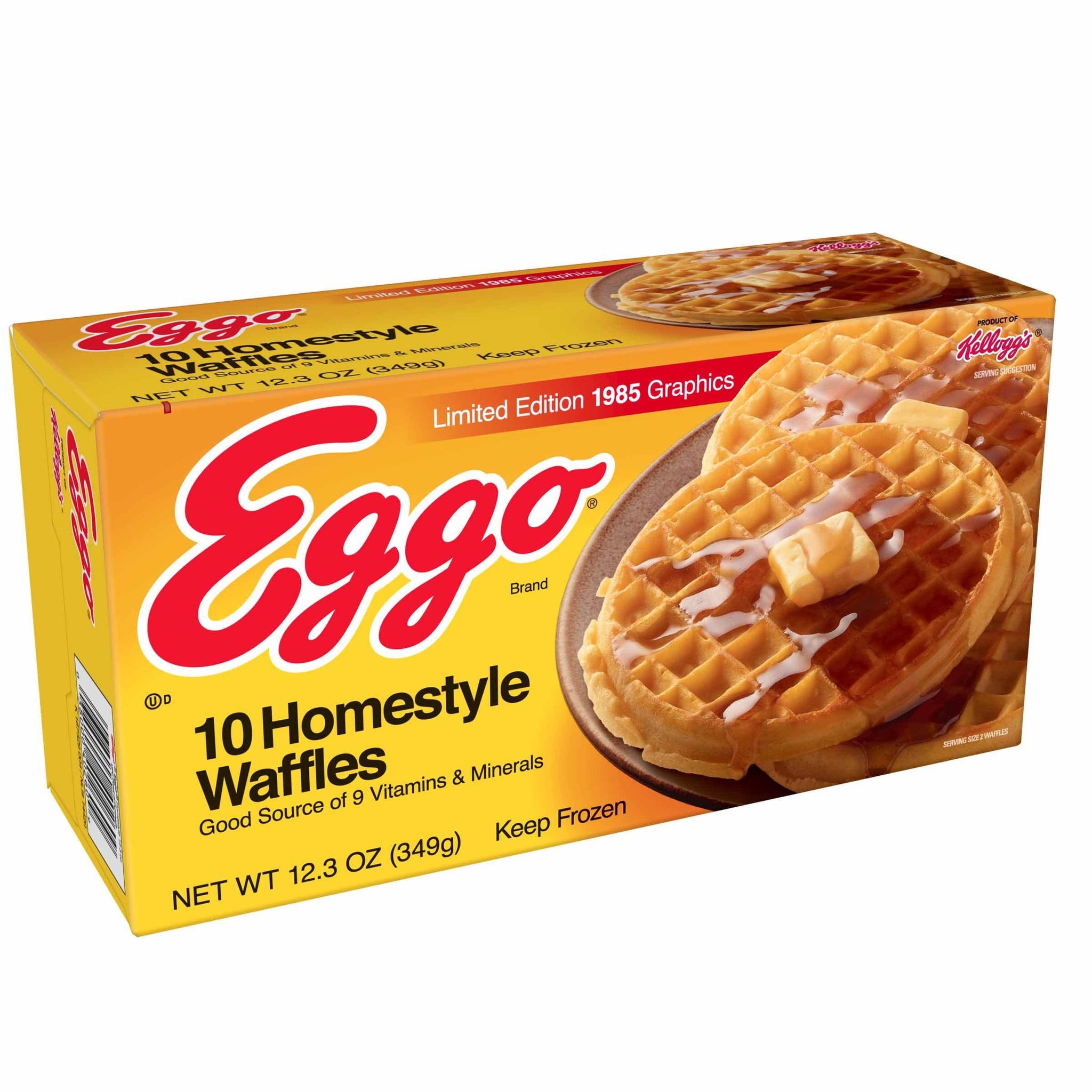 stm>Kellogg's Eggo Home Style frozen Waffles, 10, pack, frozen