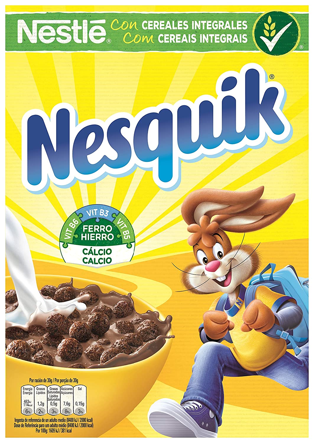 stm>Nesquick Chocolate Cereal, 263.6gr, 9.3oz