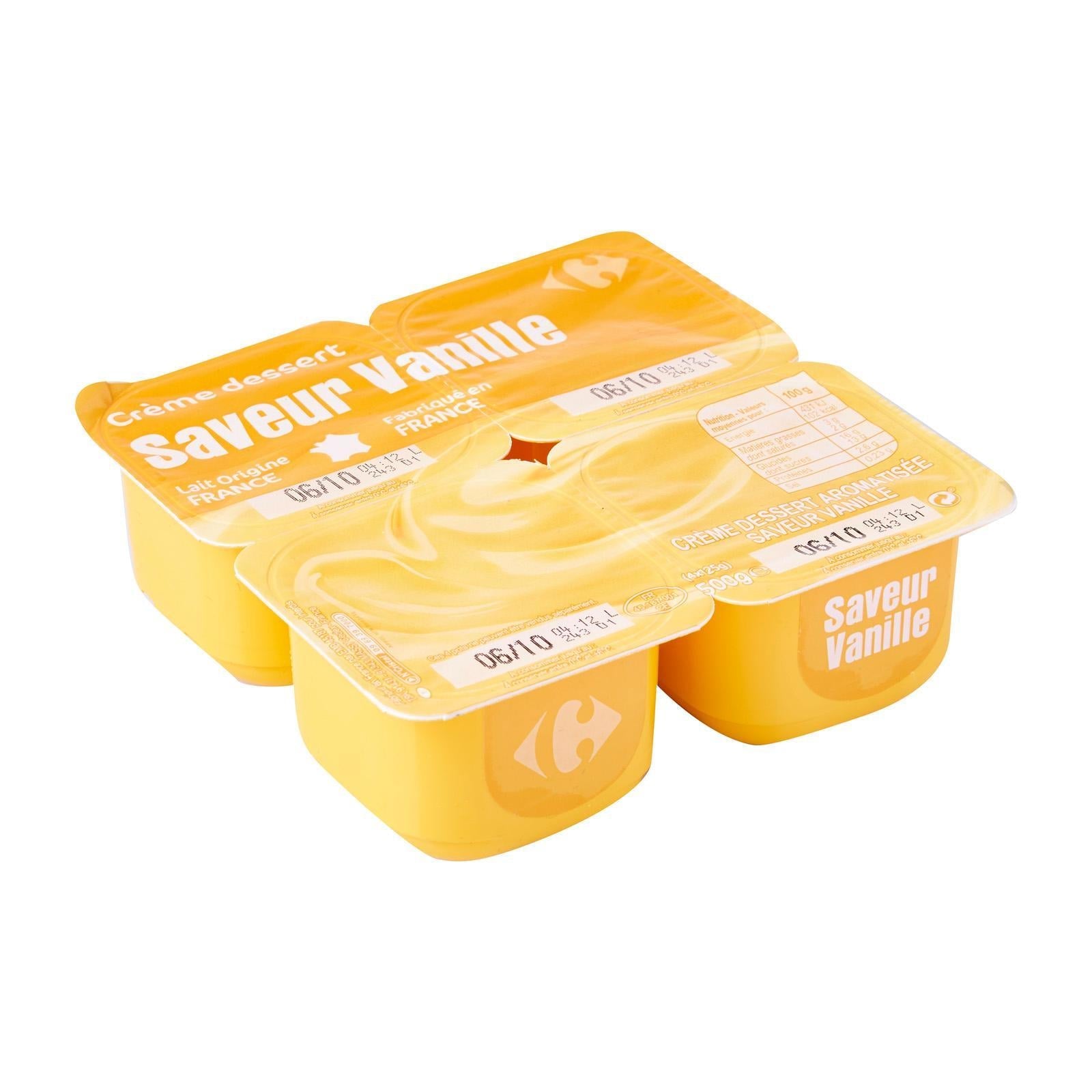 stm>Vanilla Pudding, Carrefour 4x 125gr