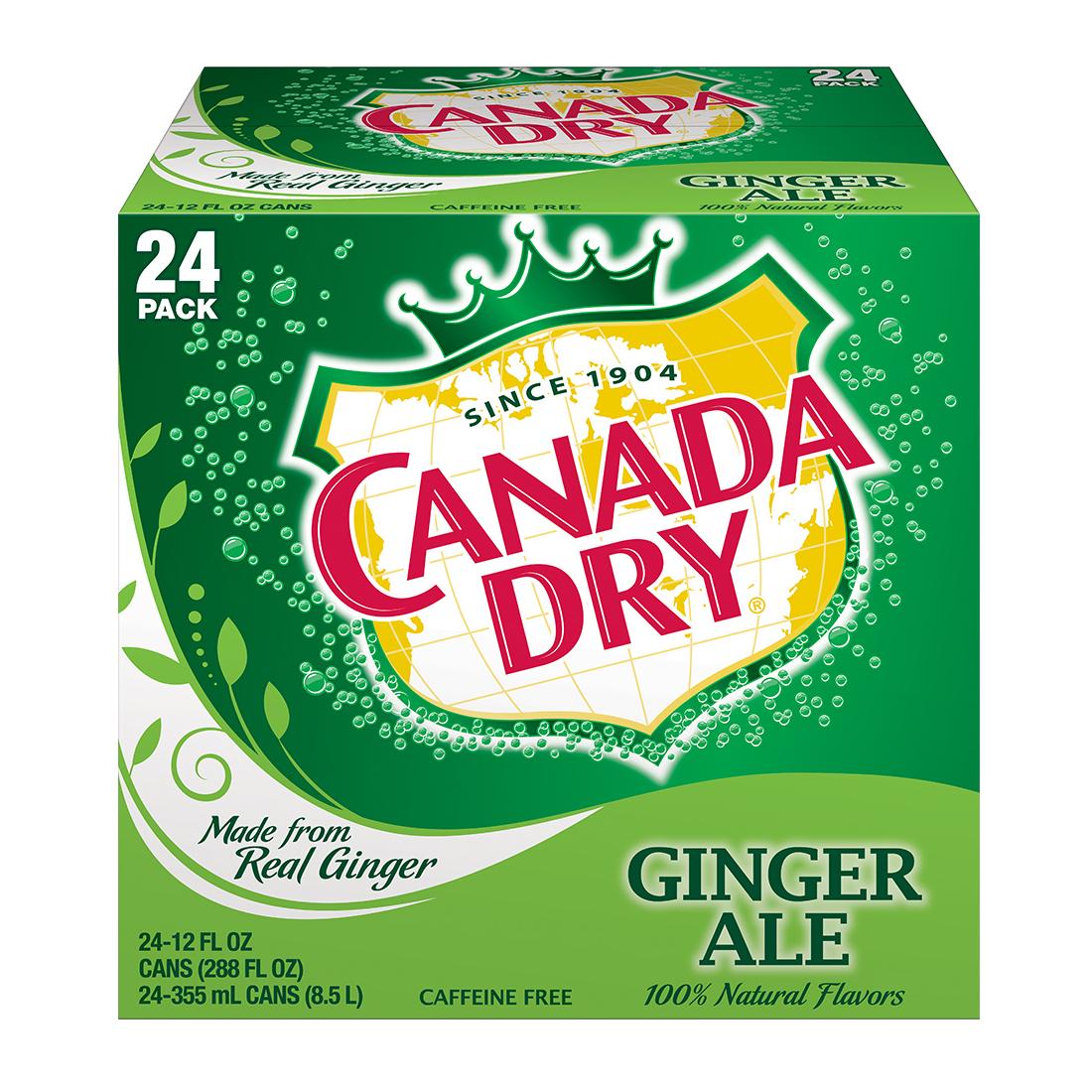 stl>Ginger Ale - 24 Pack - Canada Dry
