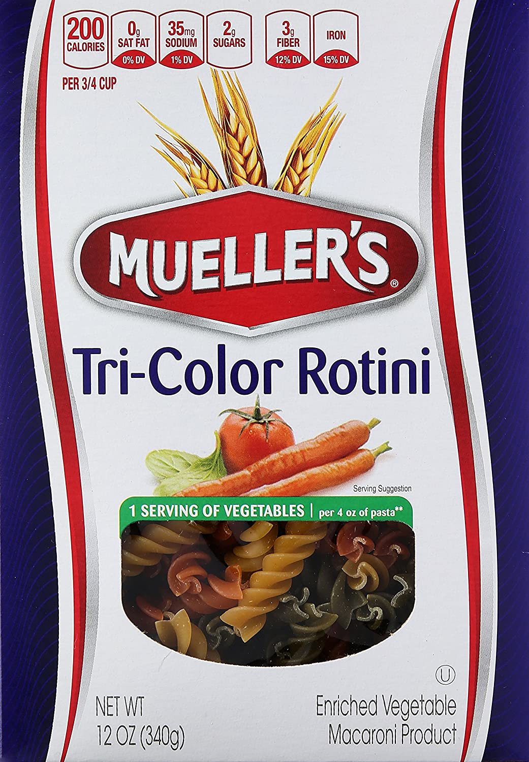 gre>Pasta Tri Colour Twist - Mueller's