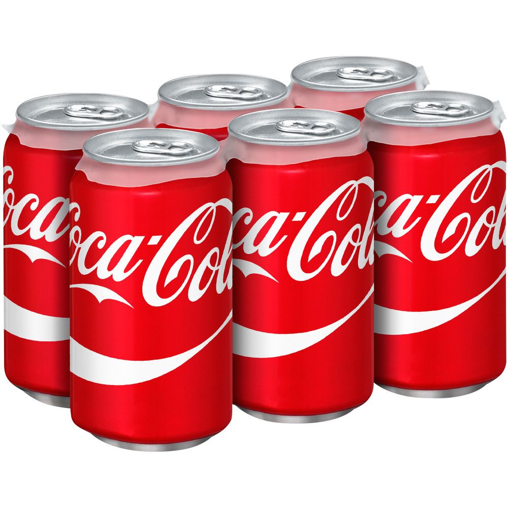 gre>Coke Classic - 6 Pack -cans