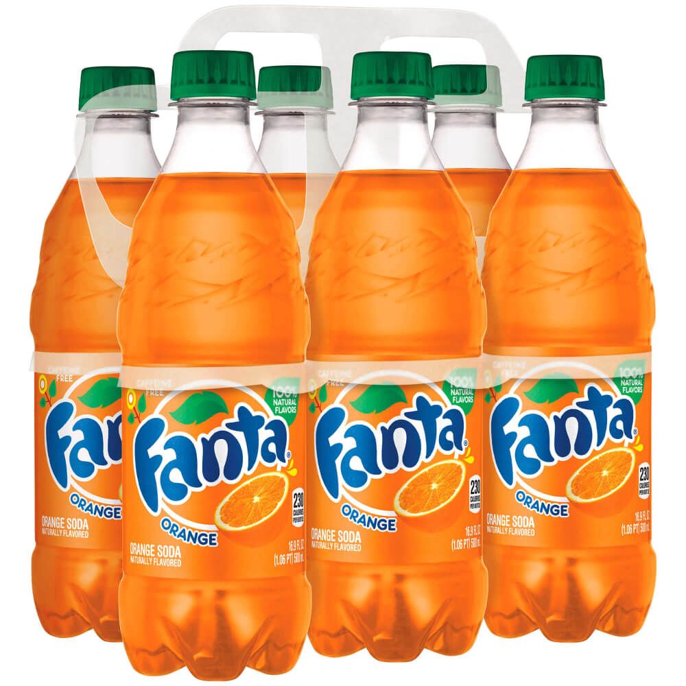 gre>Fanta Orange - 6 pack - Bottles