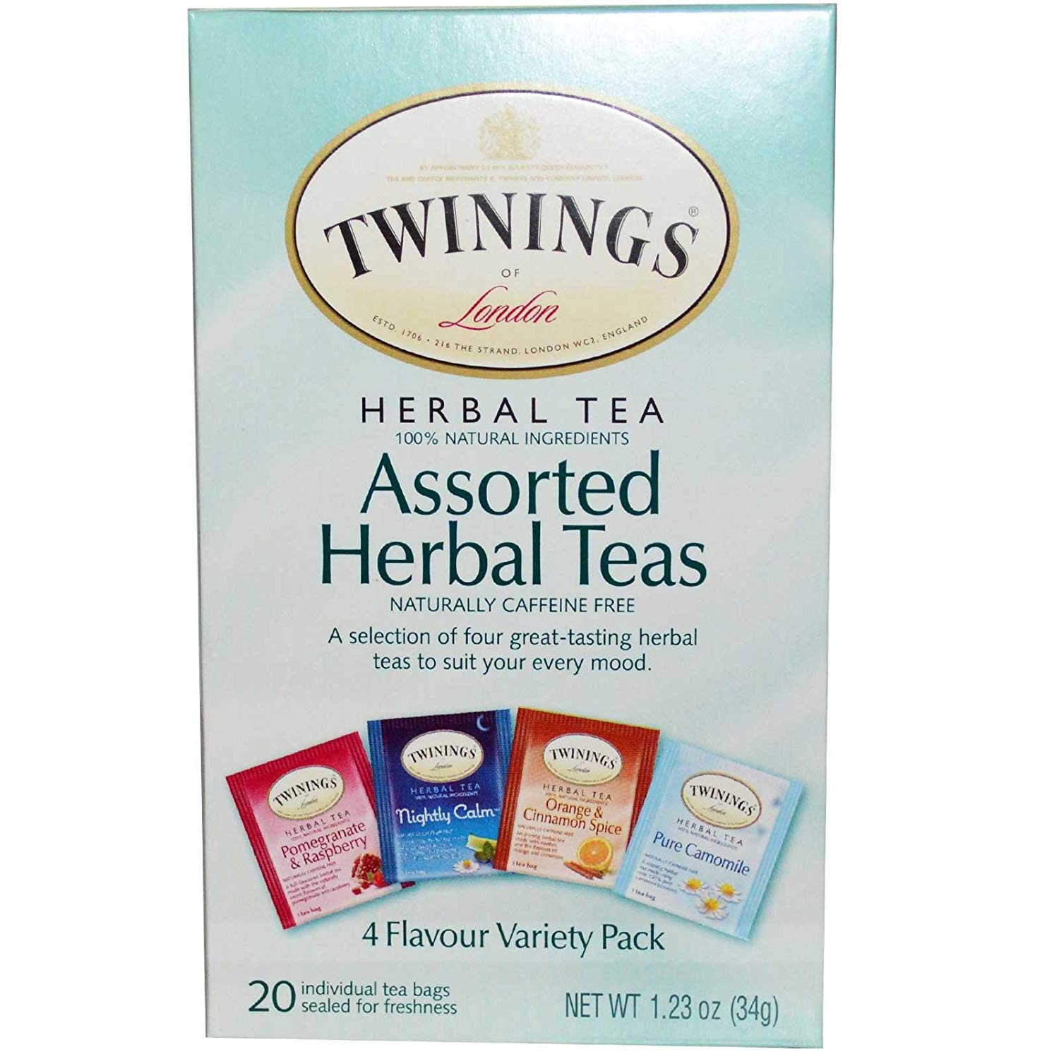 gre>Tea's Assorted Tea Herbal - 18 Tea Bags