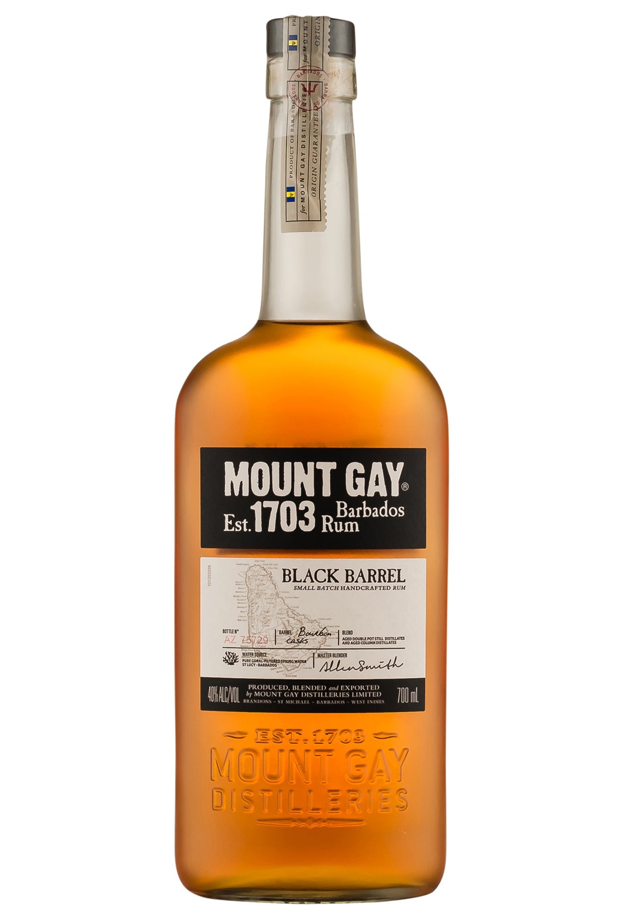 gre>Mount Gay Black Rum - 1 Litre