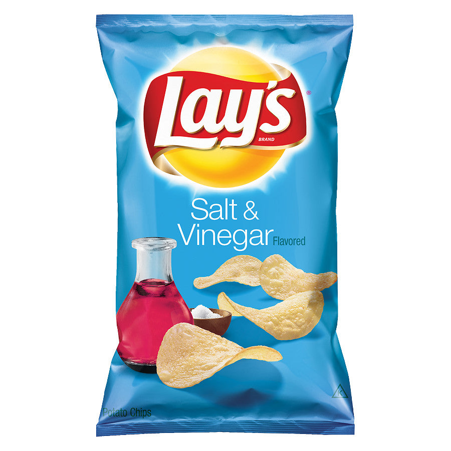 gre>Lays Salt & Vinegar Chips - 6.5 0z