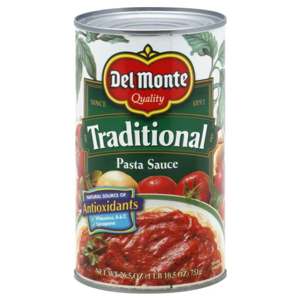 bel>Del Monte Pasta Sauce, Traditional, 24oz