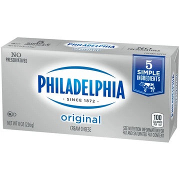 por>Philadelphia Cream Cheese, 200g