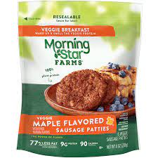 aba>MorningStar Veggie Maple Flavored Sausage Patties 6 count 8oz (228g)