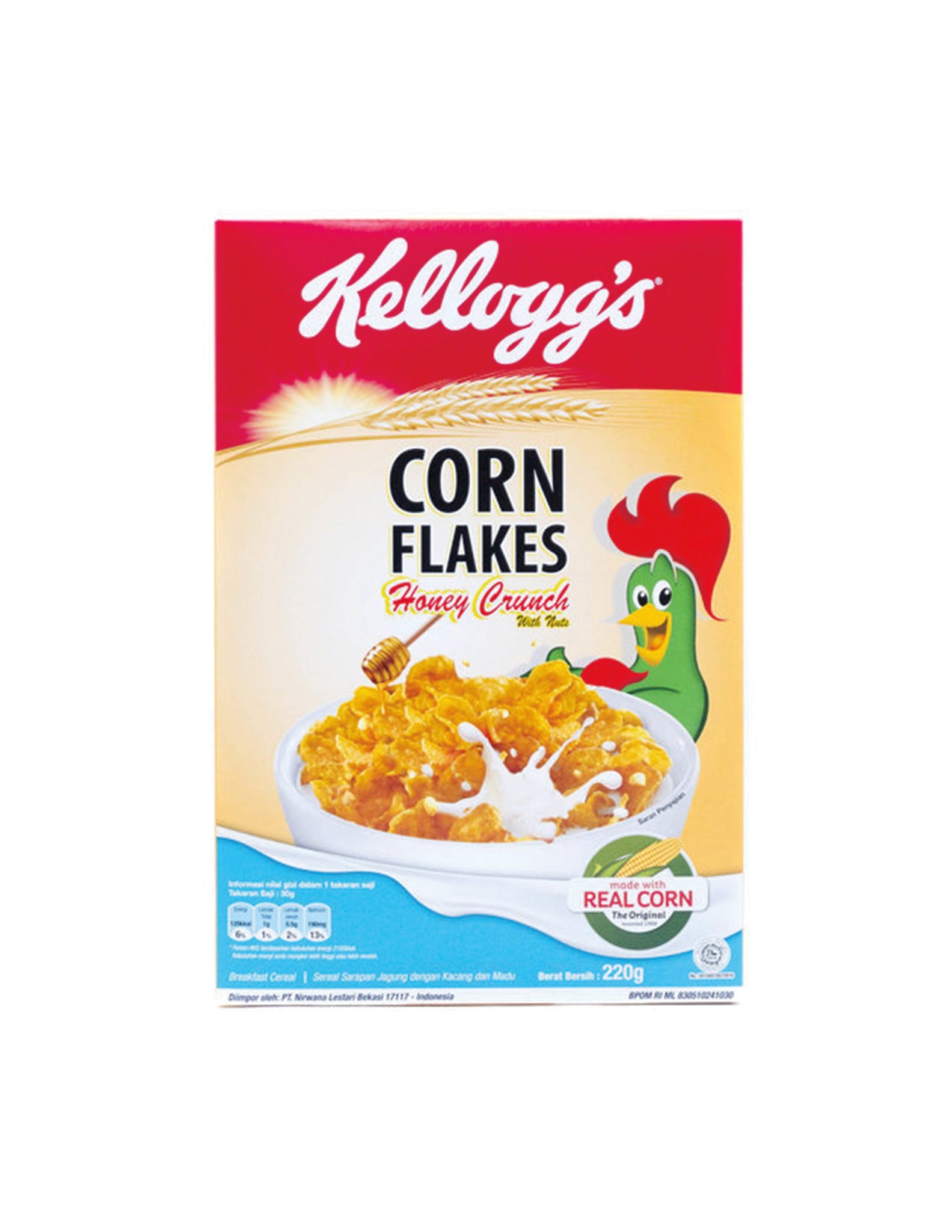 tha>Kellogg's Honey Crunch Cornflakes Cereal 220 gram