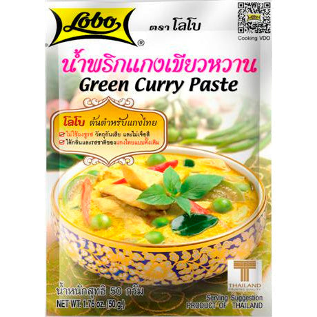 tha>Lobo green Curry Paste 50 gram