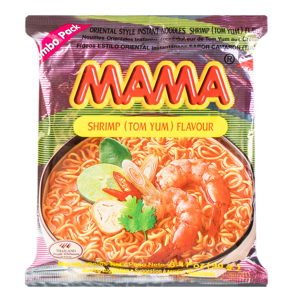 tha>Mama Instant pot noodle - tom yum flavour Noodles each